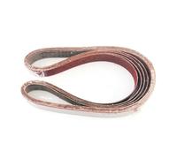 Hyuduo Cintura di Levigatura di Ossido di Alluminio 10 Pacchetto, Cinghia di Vetrossetta a Grana 800, 30 Mm X 330 Mm, per Strumenti di Lucidatura in Metallo in Legno con Stripping Pesante, Rimozione