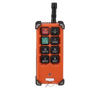 Hyuduo Controllo del Paranco Radiocomando da 24 V CC con Allarme Batteria e Interruttore a Chiave di Sicurezza per Sollevamento Industriale a Gancio Singolo