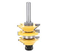 Hyuduo Cutter di Fresatura in Legno, Taglierina a Impatto, Uso Versatile, Tagliente, Rivestimento a Calore, Alta Durata, Finestra della Porta di Legno, Porta dell'armadio