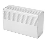 Hyuduo di Involucro di Potenza in Alluminio, Design Ergonomico Facile Installazione, Scatola di Giunzione Grigia Resistente per Custodia per il Progetto, 35 X 64,5 X 100 Mm,