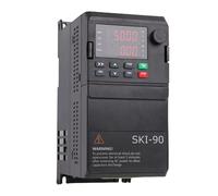 Hyuduo Drive Variabile Convertitore di Frequenza a 3 Fasi 1,5kW 5A 50-60Hz Ingresso 3.8A 0-650Hz Output con Ventola Ad Alta Resistenza Dual Display per Controllo del Motore