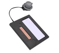 Hyuduo Filtro per Lenti per Saldatura Ad Oscuramento Automatico Solare, Pannello di Alta qualità per Caschi per Saldatura, Tocco Sensibile Regolabile per Saldatori, Uso Edilizio all'aperto