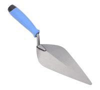 Hyuduo Frattone per Finitura in Acciaio Inossidabile, Frattone per Intonaco con Impugnatura Ergonomica in Gomma per Lisciatura del Calcestruzzo, Lucidatura a Specchio 265x115 Mm per Lavori su Pareti