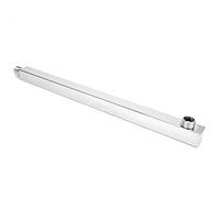 Hyuduo G1/2in Staffa Doccia a Pioggia da Parete, Acciaio Inossidabile | Design di estensione per montaggio a soffitto, finitura cromata resistente alla corrosione, copertura flangia decorativa