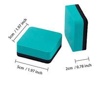 Hyuduo Gomme Magnetiche per Lavagna da 30 Pezzi, Morbide Eva con Funzione Easy Stick per Aule e Uffici (Green)