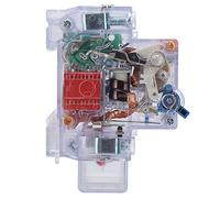 Hyuduo Interruttore Automatico DZ47LE63 Interruttore Differenziale Trasparente Verso Terra 230 V C63 Tipo di Colpo Magnetico in Plastica 0,03 A 0,1 S per la Distribuzione dell'energia Domestica per