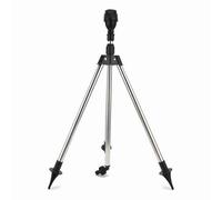 Hyuduo Irrigation Sprinkler, Inossidabile Acciaio+Nylon, Spruzzatore Giardino Giardino Irrigatore di Irrigazione Automatica del di Irrigazione a Serra a 360 Gradi Tripode Telescopico Rotante