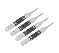 Hyuduo Kit Set di Strumenti per Punzonatura Centrale Ad Alta velocità Premium per Manutenzione Dell'installazione, Punzone Centrale in Acciaio Automatico 4 Pezzi per Manutenzione della Macchina per