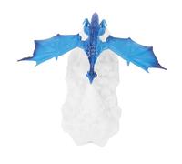 Hyuduo Lampada a Forma di Drago Stampata in 3D, Luce Notturna a Forma di Drago di Ghiaccio Blu con Effetto Respiro, Ideale per Camera da Letto, Soggiorno, Scrivania e ufficio.