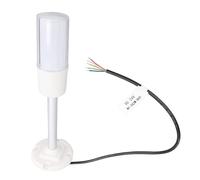 Hyuduo Lampada di Segnalazione Industriale LED Ad Alta luminosità 3 Colori DC24V con Allarme 85 DB, Angolo di Visione di 360 Gradi Torre Luminosa di Segnalazione per Automazione di Sicurezza di