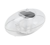 Hyuduo Luce Decorativa a LED, Luce Solare per Piscina in Plastica con Ciclo Automatico RGB a 7 Colori, Design Galleggiante Impermeabile IP67, 16 Cm X 8,5 Cm per la Decorazione di Piscina, Laghetto,