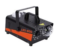Hyuduo Macchina del Fumo da 600 W con Luci, Palla da Discoteca e Luci a LED, Telecomando, 13 modalità di Illuminazione, 2000 Piedi Cubi Al Minuto per Eventi, Feste e DJ. (Spina europea 220V)