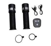 Hyuduo Manopole per Manubrio Bici, Avvisatore Acustico con Luci a LED