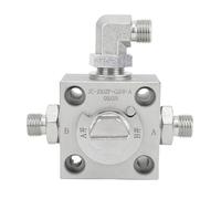 Hyuduo Mini Kit di Valvola di Escavatore Combinazione della Valvola di Inversione Idraulica King Kong Mini Escocatatori Quick Connect Gruppo di Valvole a Tre Vie con Accessori Idraulici