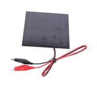 Hyuduo Modulo del Pannello Solare da 6 V 6V con Morsetti/supporto per Carico Solare Ad Alta Conversione per Progetti Fai -da -te per Luci, Progetti Scientifici, Materiale Monocristallino