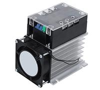 Hyuduo MODULO di Avviamento del Motore del Motore di Avvio a Morbido MODULO SSR-20WA-R1 per 380 VAC 220VAC 220VAC a Fase Monofase con Tempo di Inizio Regolabile 0-30s 0-50% (Modulo + dissipatore di