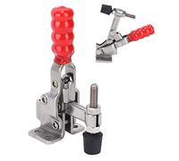 Hyuduo Morsetto a Leva in Acciaio Inox, Sblocco Rapido, Controllo Spinta | Saldatura e assemblaggio per carichi pesanti, dispositivo orizzontale 12050SS, impugnatura ergonomica resistente all\'olio