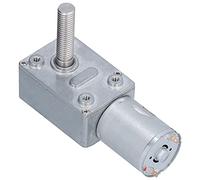 Hyuduo Motore CC Ad Alta Torsione, Motore a Margine dell'encoder 8 X 33 Mm, Albero in Acciaio Inossidabile, velocità Regolabile, e Retromarcia, Albero Filettato M8, qualità Tranquilla e Premium,