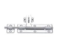 Hyuduo Paddle a Vite della Porta di Sicurezza in Acciaio Inossidabile Chiusa per Porta di Legno, Finestra del Negozio, Armadio - 4 Pollici, 6 Pollici, 8 (20,3 cm/8in)