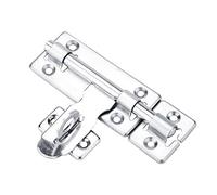 Hyuduo Paddle a Vite della Porta di Sicurezza in Acciaio Inossidabile Chiusa per Porta di Legno, Finestra del Negozio, Armadio - 4 Pollici, 6 Pollici, 8 (4 pollici)