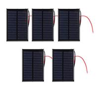 Hyuduo Pannello Solare 6v0,6w con Buon Effetto a Bassa Luce Elevata Efficienza di Conversione e Potenza di Uscita per Luci per Prato Solare Luci del Paesaggio Solare