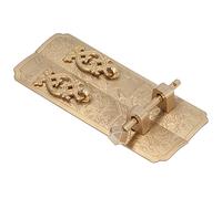 Hyuduo Piastra Frontale per Armadio Maniglie per Armadi in Ottone Modello con Caratteri Paesaggistici retrò Piastra per Porta per Armadi Cassetti Hardware Decorativo in Stile Orientale Cinese