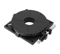 Hyuduo Piattaforma Girevole Manuale, Palco di Sintonizzazione Scorrevole con Cuscinetti 160mmx30mm con Cuscinetti a Rulli Lineari Rotazione di Precisione in Progetti di Laboratorio e Fai da Te