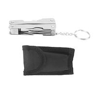 Hyuduo Pinze Multiutensile, Mini Strumenti Tascabili Multifunzionali in Acciaio Legato Strumento di Sopravvivenza All'aperto con Batteria a Bottone Leggera 3 Pezzi 600 MAh, altre Pinze