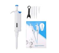 Hyuduo Pipetto per Pipetta Elettronica di Pipetta Digitale Pipettor 100-1000 μl di Manuale a Canale Singolo con Display di Volume Chiaro Maneggevolezza del Liquido Preciso