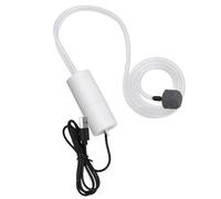Hyuduo Pompa Ad Aria Alimentata con USB, Pompa di Ossigeno Acquario Silenzioso con Aria Pietra, Aeratore di Serbatoi di Pesce Leggero per Casa, Pesca Esterna, di Ossigeno Portatile con Fibbia Appesa