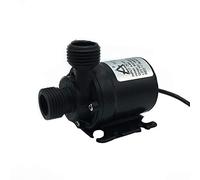 Hyuduo Pompa dell'acqua Compatta con Motore Sommerso Senza Spazzole, Acciaio Inossidabile, Portata Ultra Silenziosa di 800 L/h, Perfetta per Acquari e Stagni (DC12V)