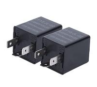 Hyuduo Relè Indicatori di Direzione, Materiale ABS, Piccolo relè Lampeggiatore LED Portatile, Lunga Durata per Uso Universale su Veicoli