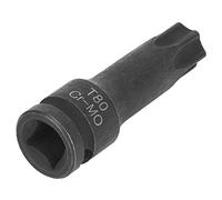 Hyuduo Riduttore di Impatto, Adattatore per Presa da 1/2 Pollice in Acciaio Al Cromo Molibdeno, Perfetto per Avvitatori Ad Aria Compressa e Riparazioni di Auto, Include Teste a Stella da T50 a T90