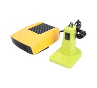 Hyuduo Riscaldatore Portatile per Auto, Riscaldatore Elettrico Alimentato a Batteria da 200 W con Termostato per Sbrinamento e Disappannamento, 2 Impostazioni 131-185 ℉ Angolo