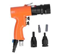 Hyuduo Rivettatrice Pneumatica, Pistola per Dadi per Rivetti Ad Aria KV-7804E, Strumento per Rivettatura Pneumatica con Cappuccio Autobloccante in Acciaio Legato M8 M10, con 1/4 di Pollice,