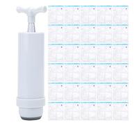 Hyuduo Sacchetti per Asciugatura Filamento da 30 Pezzi, Plastica Sigillata Sottovuoto, Sacchetti per Asciugatrice Filamento per Stampante 3D con Estrattore a Pompa d'aria per la Conservazione del