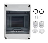Hyuduo Scatola di Distribuzione Dell'alimentazione con Scatola di Giunzione a 5 Vie con Coperchio Trasparente IP65 per Comunicazione Elettrica Interna Ed Esterna
