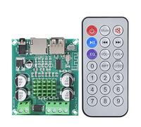 Hyuduo Scheda Amplificatore a Doppio Canale da 50 W, Telecomando, Supporto Disco U e AUX, Ideale per Sistemi Audio Domestici e Progetti Fai-da-te