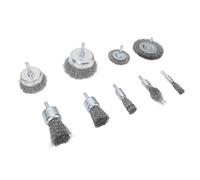 Hyuduo Set di 9 Spazzole Metalliche, Accessori Durevoli per Rimozione