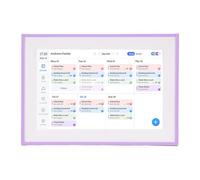 Hyuduo Smart Digital Calendar Planner Touchscreen 10,1 Pollici LCD con Pasto per la Tabella della Famiglia per la Famiglia WiFi SYNC HD Display per la Casa e L'Ufficio