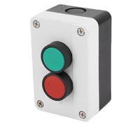 Hyuduo Stazione di Commutazione a Pulsante Momentaneo, Scatola di Commutazione a Pulsante di Avvio/arresto NO NC con Alloggiamento in ABS Antipolvere Resistente All'acqua IP65, per