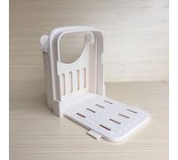 Hyuduo Strumento per Affettare il Pane, Taglierina per Pane a Spessore Regolabile in Plastica ABS per Uso Domestico, Macchina da Taglio Manuale Facile per Fette di Perfette