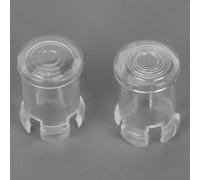 Hyuduo Supporto LED 5mm in Nylon A Testa Piatta con Coperchio Protettivo Trasparente, 100 Pezzi Componenti Elettronici Diodi