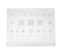 Hyuduo Telefono Cpu BGa Re -palla Scarico Stagno in Acciaio Inossidabile Universale Modello di Saldatura Facile Usare Facile Usare la Sostituzione Ideale di Richiamo dello Stencil con Slot IC per