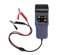 Hyuduo Tester per Batteria Auto, Riconoscimento Automatico, con Stampante | Diagnostica del veicolo 12 V 24 V, test del 100-2000 CCA, tensione, resistenza interna, stato di carica