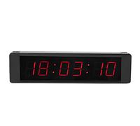 Hyuduo Timer del Conto Alla Rovescia LED a Parete Grande per Palestra Digitale con Telecomando per lo Studio di Boxe della Palestra di Casa 12/24H Stop Owatch