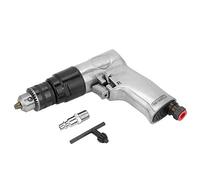 Hyuduo Trapano Pneumatico Reversibile con Interruttore di Rotazione Reversibile, Trapano Pneumatico in Alluminio Ad Alta velocità per Foratura, Martelli Perforatori, Flessibile e Conveniente per