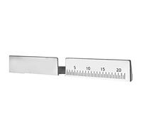 Hyuduo Troncatrice Deflettore Supporto in Carburo con Scala per Segatrice in Alluminio da 10 Pollici Lunghezza 480 Mm Distanza tra i Fori Interni 340 Mm Distanza tra i Fori Esterni 450 per Taglio in
