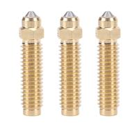 Hyuduo Ugello 3D 0,6 Mm 3D Sostituzione Bimetale Hoteed 3 Pezzi per Carbonio Centauri Elegoo con Ottone e Stampa in Fibra in Acciaio Indurita