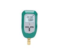 Hyuduo Vacuometro Digitale Gamma 0-75000 Micron con Interfaccia 1/4 SAE | Robusta Struttura in ABS e Ottone, per Sistemi HVAC e Pompe di Calore, 11 unità di Vuoto Selezionabili tra Cui Micron e Mbar